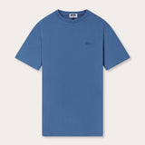 Men's Deep Blue Lockhart 100% Cotton T-Shirt Front View