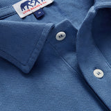 Men's Deep Blue Pensacola With Tab Polo Shirt