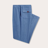 Pantalon en lin bleu foncé Randall pour homme