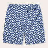 Short en lin bleu Joulter Elephant Palace pour homme