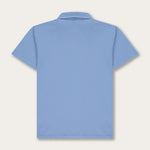 Men's Ocean Blue Pensacola Polo Shirt - Back View