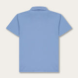 Men's Ocean Blue Pensacola Polo Shirt - Back View