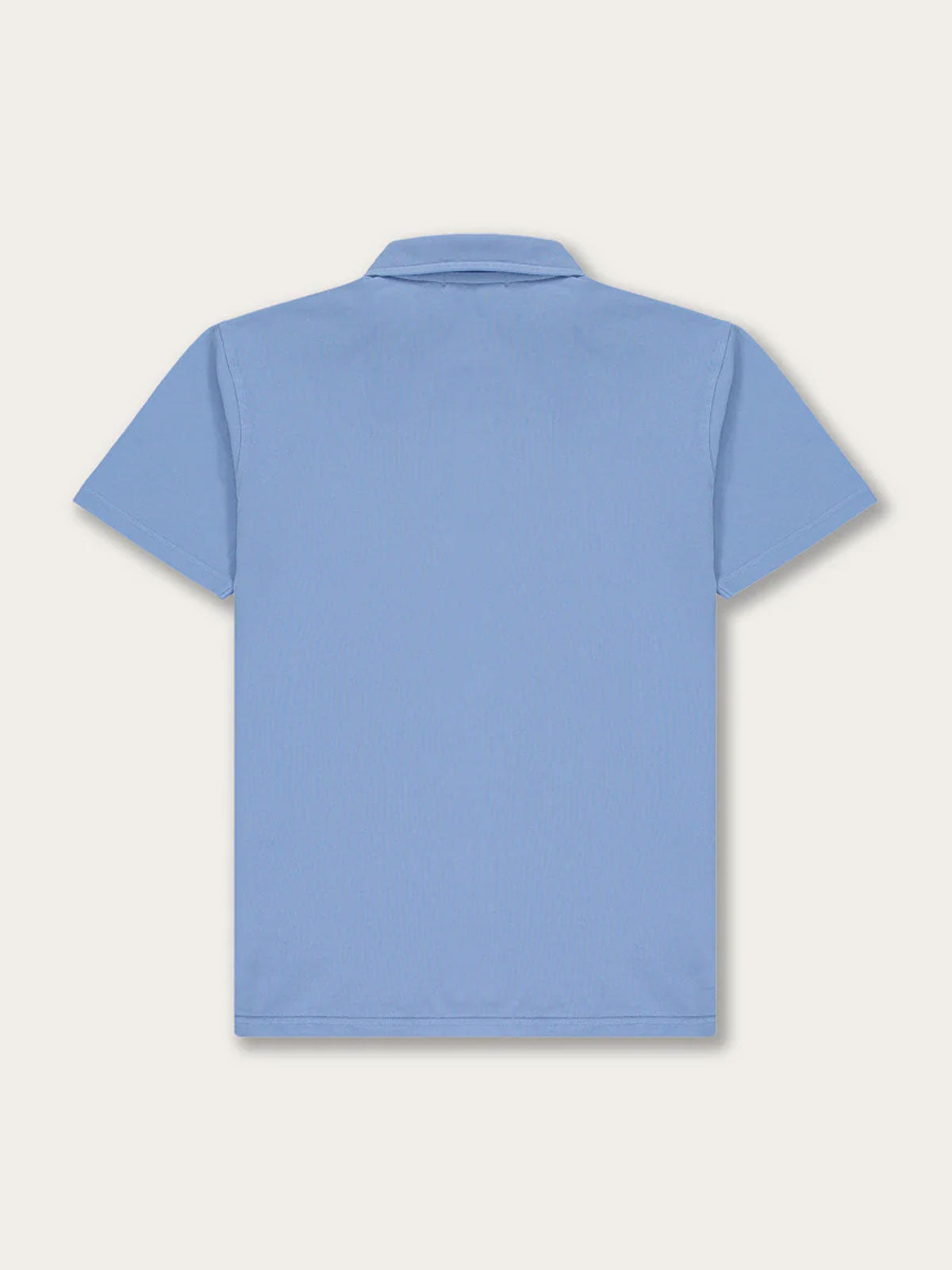 Men's Ocean Blue Pensacola Polo Shirt - Back View