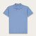 Men's Ocean Blue Pensacola Polo Shirt displayed on white background.