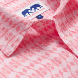 Men's Camel Mirage Pink Abaco Linen Shirt