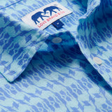 Men's Camel Mirage Sky Abaco Linen Shirt