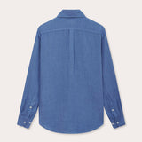Men's Deep Blue Abaco Linen Shirt