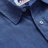 Men's Deep Blue Andros Hemp Shirt