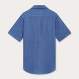 Men's Deep Blue Arawak Linen Shirt