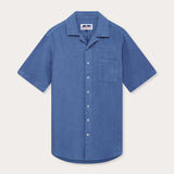 Men's Deep Blue Arawak Linen Shirt