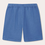 Short en lin bleu foncé Joulter pour homme