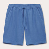 Short en lin bleu foncé Joulter pour homme