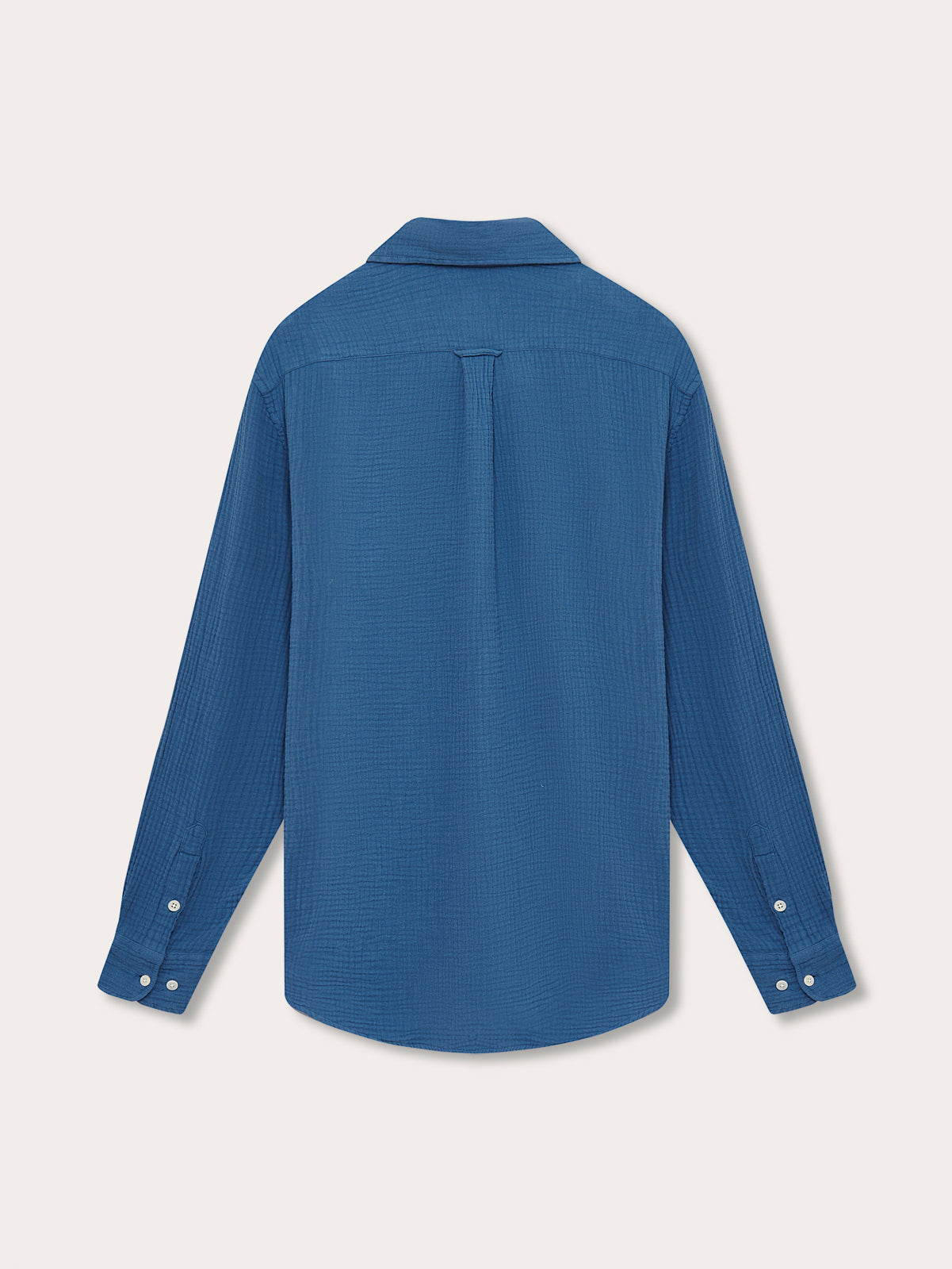 Men's Deep Blue Galliot Cotton Shirt