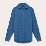 Men's Deep Blue Galliot Cotton Shirt