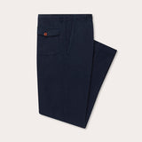 Men's Navy Blue Randall Linen Trousers