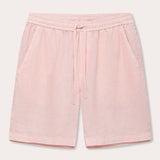 Pantaloncini da uomo in lino Joulter rosa pastello