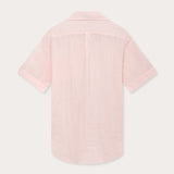 Men's Pastel Pink Manjack Linen Shirt