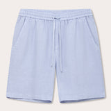Men's Sky Blue Joulter Linen Shorts
