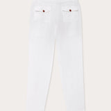 Men's White Randall Linen Trousers