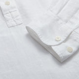 Men's White Hoffman Linen Shirt