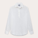 Men's White Hoffman Linen Shirt