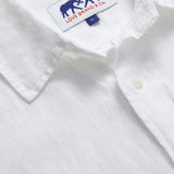Men's White Manjack Linen Shirt