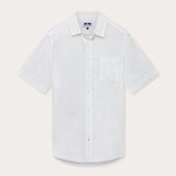 Men's White Manjack Linen Shirt