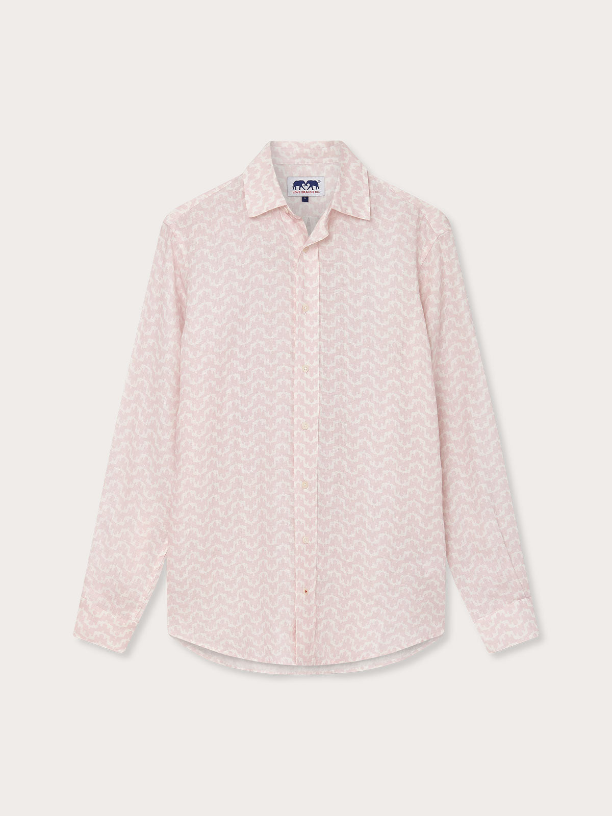 Men's Elephant Palace Pink Abaco Linen Shirt