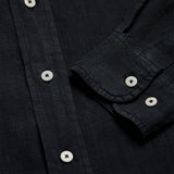 Volcanic Black Abaco mens linen shirt