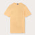 Front view of Men's Orange Sorbet Lockhart With Tab T-Shirt. Classic orange t-shirt in a relaxed fit made from 100% cotton.