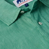 Men's Riviera Green Abaco Linen Shirt