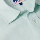 Sea Air Abaco mens linen shirt collar