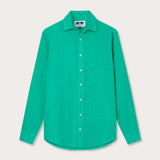 Men's Sicilian Green Abaco Linen Shirt