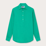 Men's Sicilian Green Hoffman Linen Shirt