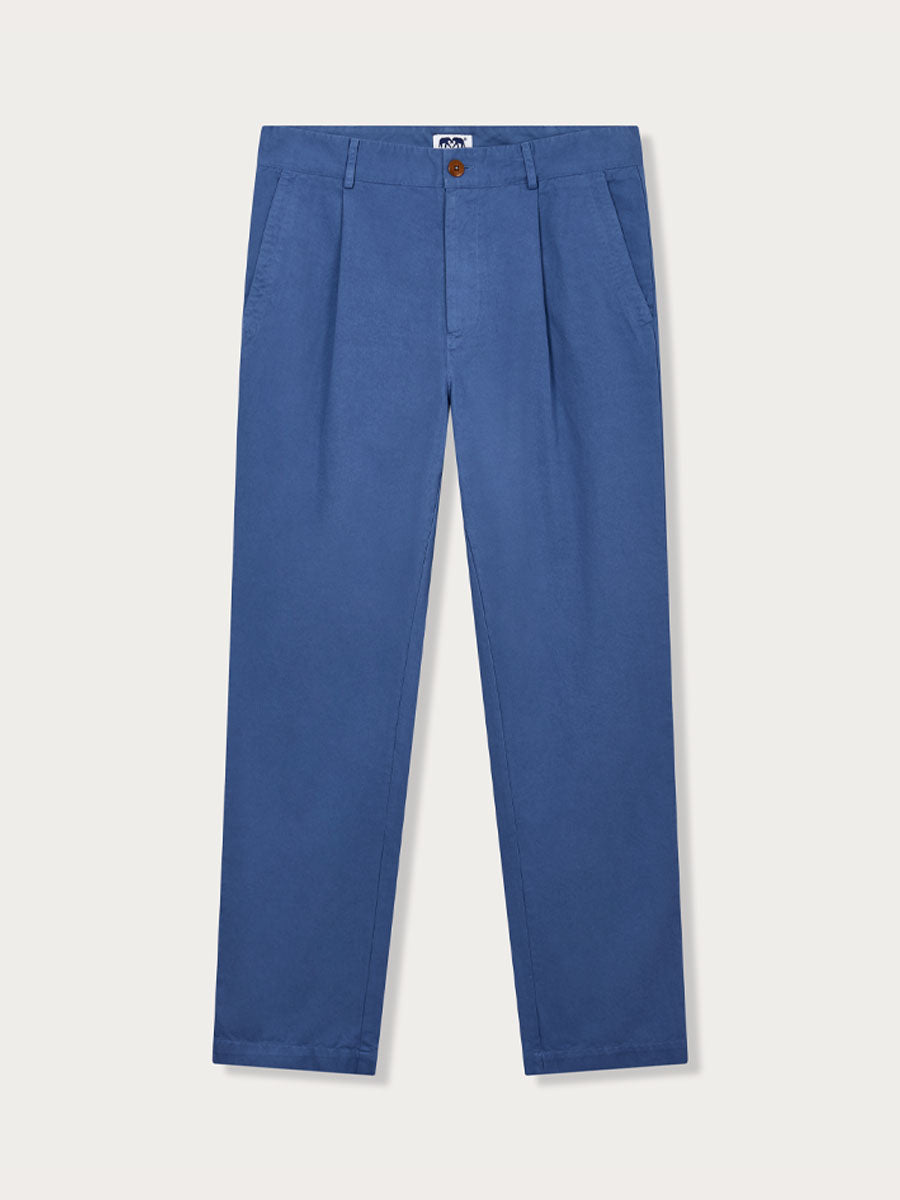 Men's Deep Blue Lyford Cotton Trousers