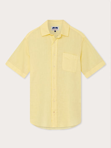 Love Brand & Co. Men's Limoncello Manjack Linen Shirt