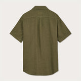 Men's Olive Green Arawak Linen Shirt