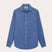 Men's Deep Blue Abaco Linen Shirt with Long Sleeves in 100% Linen.