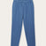 Men's Deep Blue Eleuthera Linen Trousers. Men's blue linen trousers with drawstring waist and side pockets.