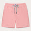 Men's Pastel Pink Staniel Swim Shorts. Plain pink swim shorts with drawstring tie and elasticated waist.