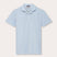 Mens Sky Blue Powell Terry Polo Shirt. Classic mens terry towelling polo shirt made from 100% cotton. Front view.