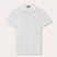 Men's White Powell Terry Polo Shirt. Terry towelling mens polo shirt with classic collar in white.