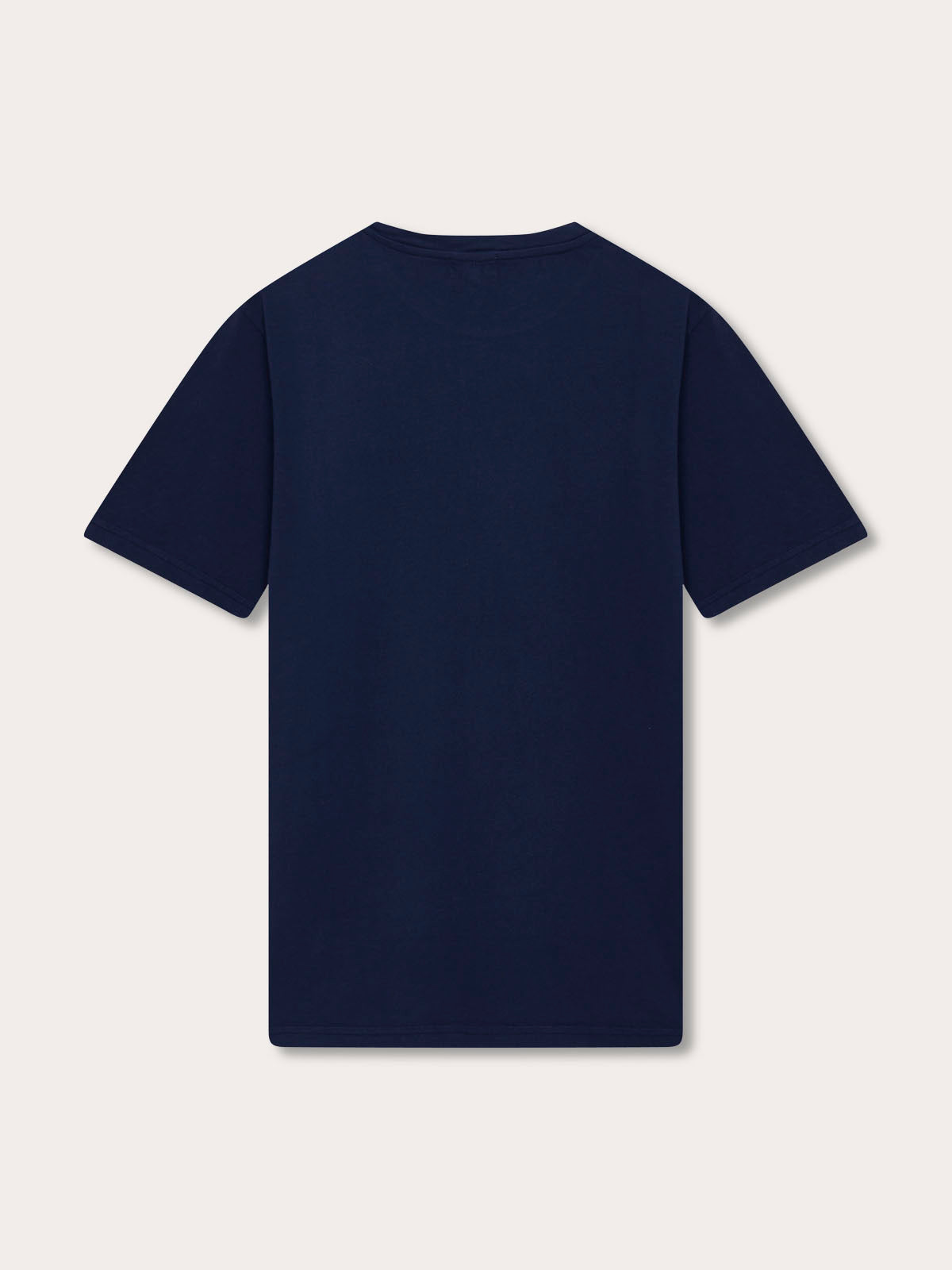 Men's Navy Blue Lockhart T-Shirt, back view.