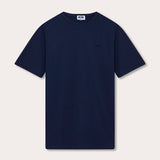 Men's Navy Blue Lockhart T-Shirt on white background.