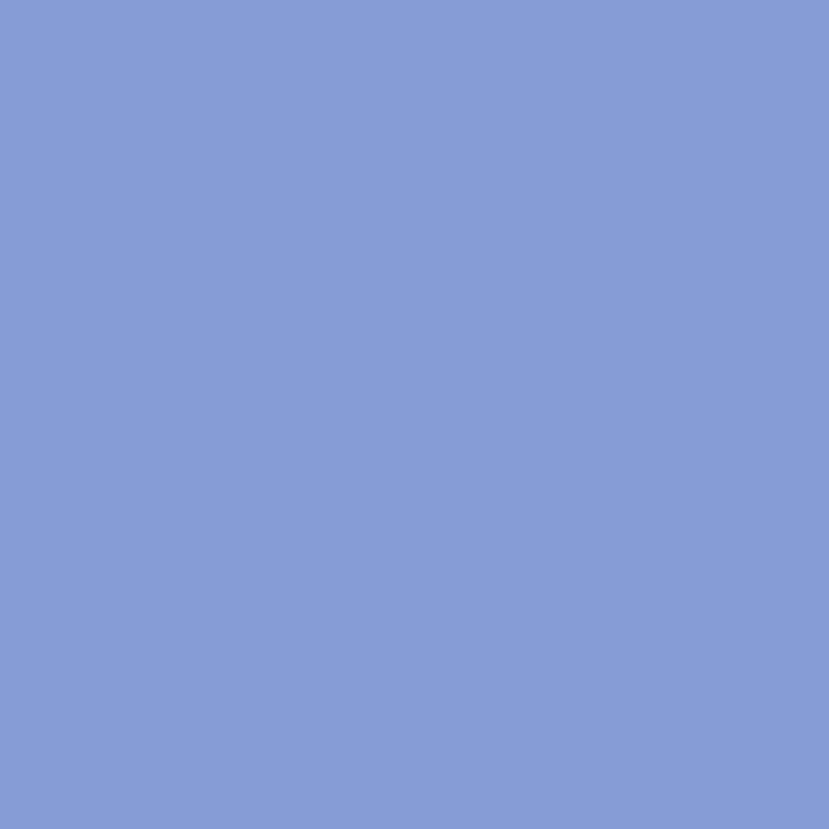 A solid medium blue square