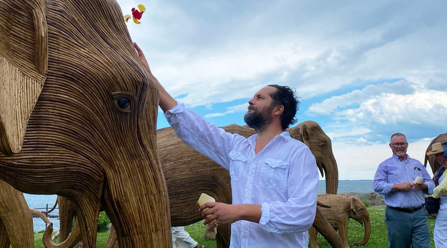 Oliver Tomalin. at The Great Elephant Migration Launch