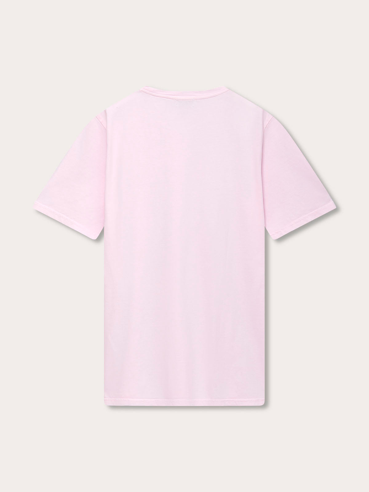 Men's Pastel Pink Lockhart T-Shirt, back view.