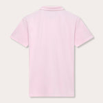 Pastel Pink Pensacola mens Polo Shirt, back view.