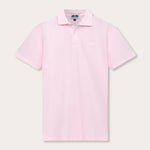 Men's Pastel Pink Pensacola Polo Shirt - Elegant light power pink, perfect for days in paradise.