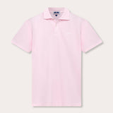 Men's Pastel Pink Pensacola Polo Shirt - Elegant light power pink, perfect for days in paradise.